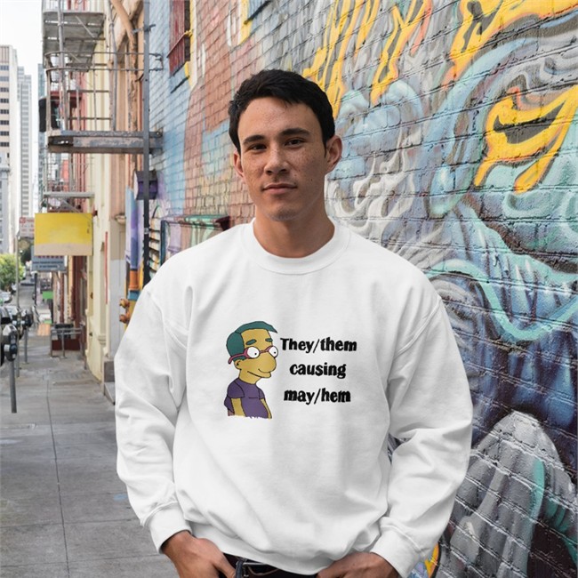 Good Small Horce They Them Causing May Hem Shirt Milhouse Van Houten The Simpsons