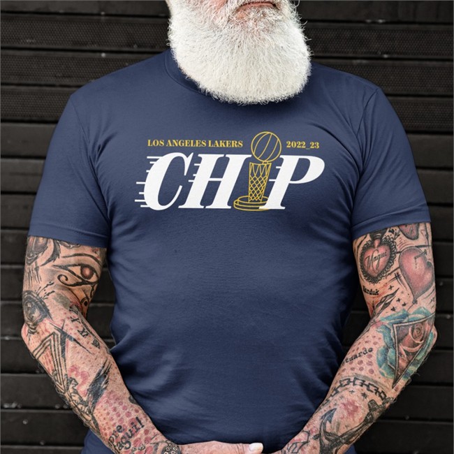Los Angeles Lakers 2022 2023 Chip Shirt Russell Westbrook Angeles Lakers 2022 23 Chip T Shirt Russell Westbrook Black