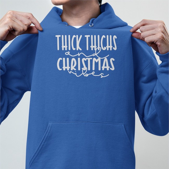 Thick Thighs And Christmas Vibes Shirt 2022 Weird Thrift Store Shirts Thick Thighs And Christmas Vibes T Shirt