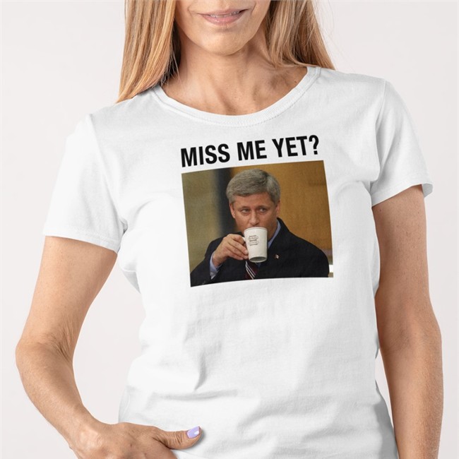 Canada Proud Store Stephen Harper Miss Me Yet Long Sleeve