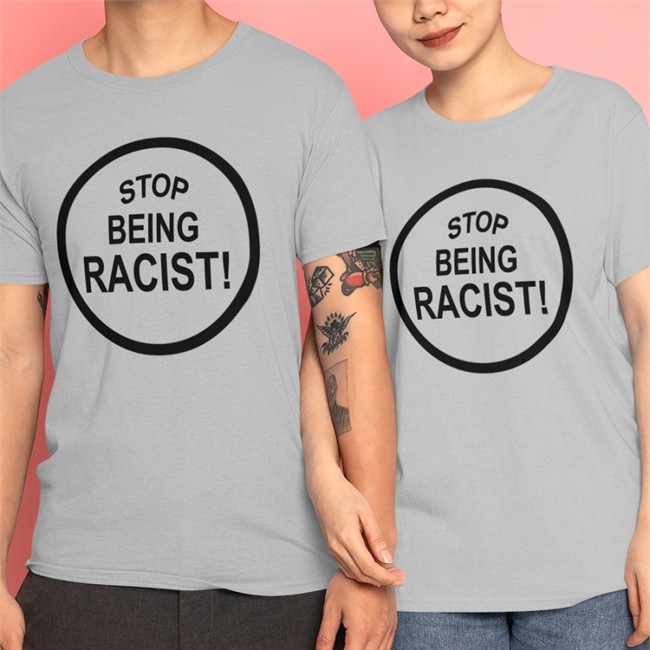 Gallery Dept Merch Stop Being Racist Gallery Dept Tee Shirt White Inal Liea