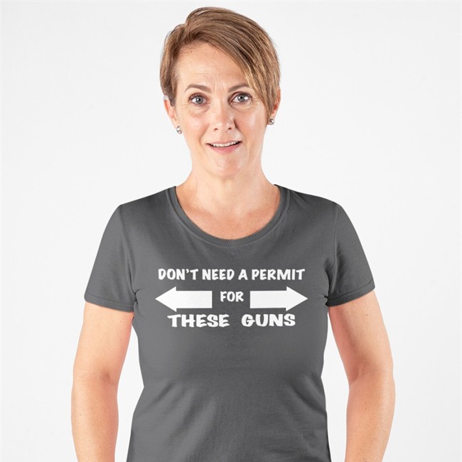 Don't Need A Permit For These Guns T Shirt Navy Evan Peters Evansfiles Don't Need A Permit For These Guns T Shirt