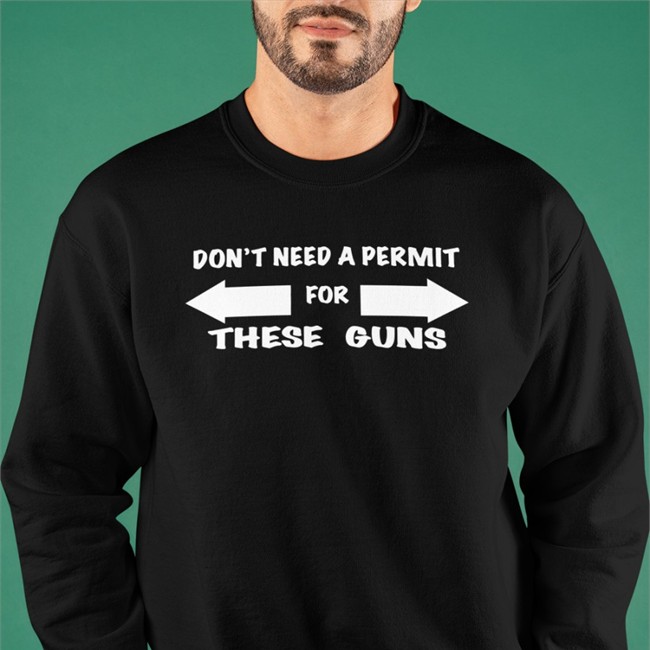 Evansfiles Don't Need A Permit For These Guns T Shirt Evan Peters