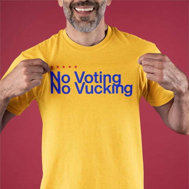 No Voting No Vucking Hoodie No Voting No Vucking Shirts Blk Trina And Saucy Santana