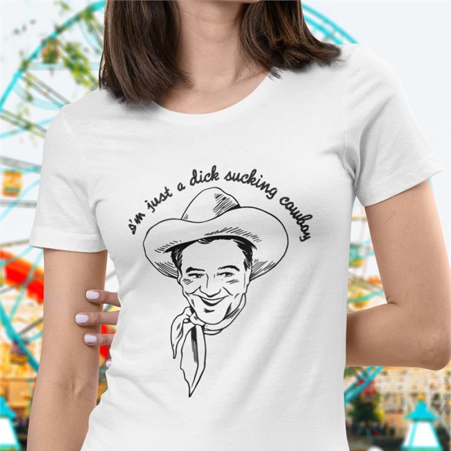 Shirts That Go Hard I'm Just A Dick Sucking Cowboy Tees Shirtsthtgohard I'm Just A Dick Sucking Cowboy Baseball Sleeve Tee