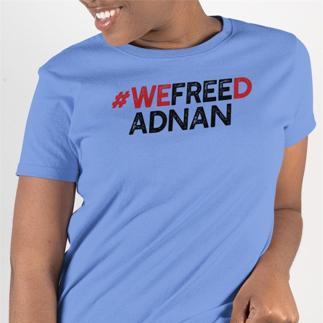 Cause Team Merch We Freed Adnan Long Sleeve Tee Iain Armitage Rabia O'chaudry
