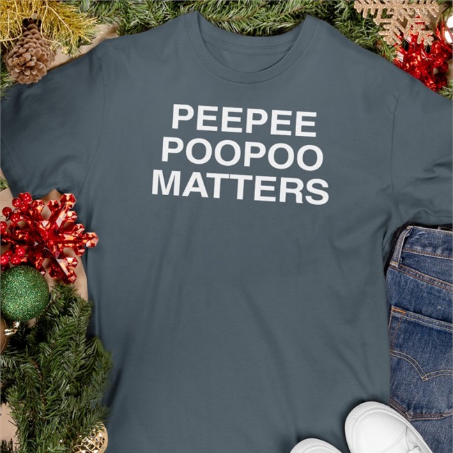Shitheadsteve Shop Peepee Poopoo Matters Tee Shirt Black Shitheadsteve Shop Peepee Poopoo Matters Crewneck Sweatshirt Black