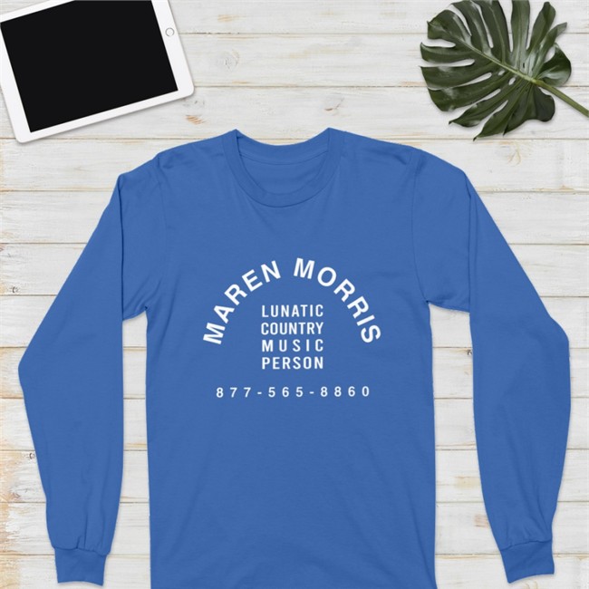 Maren Morris Shop Merch Maren Morris Lunatic Country Music Person Original Black Tee Shirt Brian Mansfield