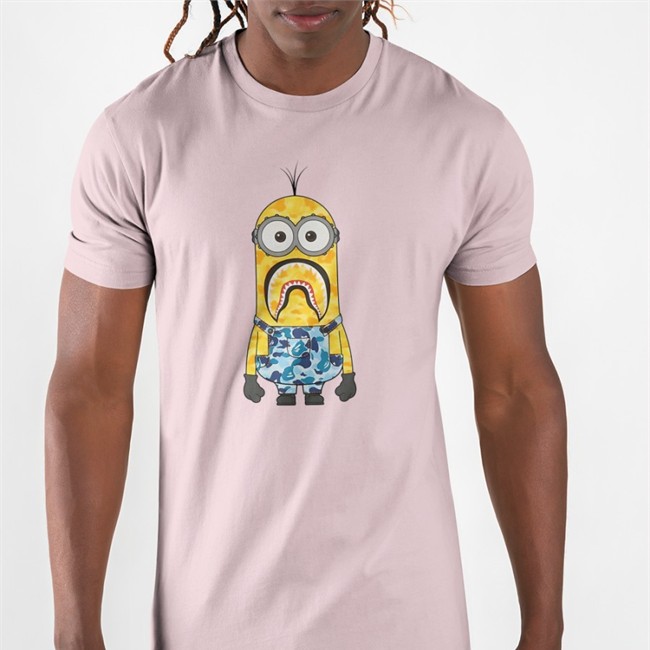 Bape X Minions Camo Minion Tee Shirt