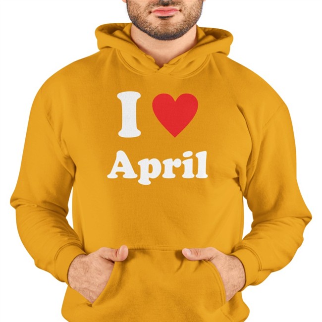 I Love April Tee