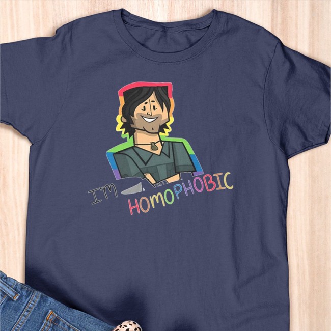 Chris McLean Markiplier I’m Homophobic Zip Up Hooded Dqrkiplier Chris McLean Markiplier I’m Homophobic Tee Shirt Dqrkiplier