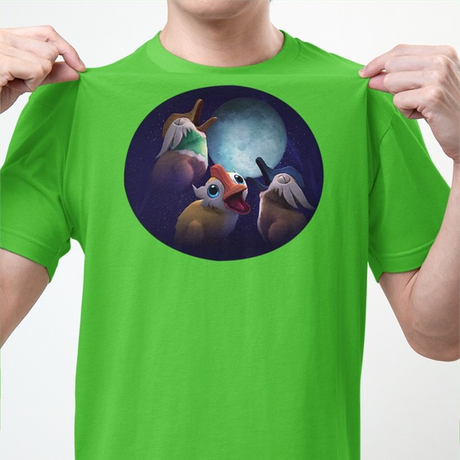 Gear Blizzard Merch World Of Warcraft Three Duck Moon Hoodie