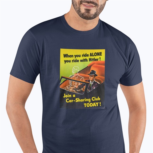 Shirts With Threatening Auras When You Ride Alone You Ride With Hitler Classic Long Sleeve Tee