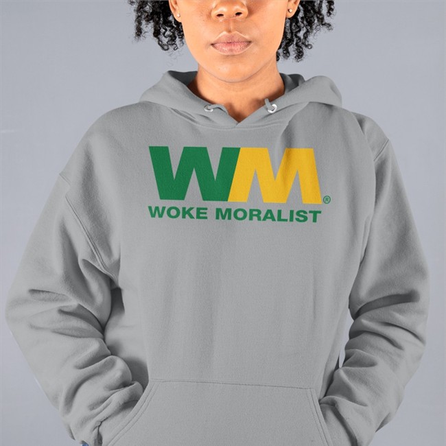 Grey WM Woke Moralist T Shirt Shirts That Go Hard Merch