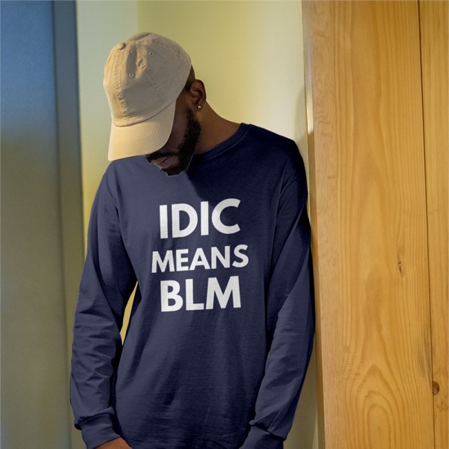 Heather Rae Barker Idic Means Blm Cap Thad Tyranicus Idic Means Blm Shirt Black