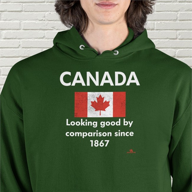 Canada Looking Good By Comparison Since 1867 Crewneck Sweatshirt Canada Looking Good By Comparison Since 1867 Tee Shirt The Beaverton