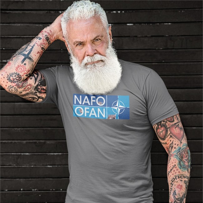 Gabrielius Landsbergis Fellas NAFO OFAN Insignia Adult T-Shirt Saint Javelin Merch