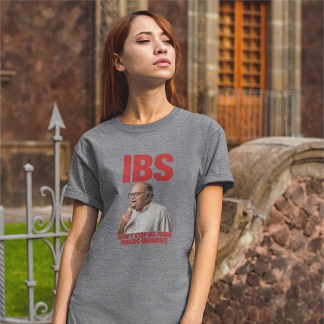 IBS Won't Stop Me From Making Memories Tee Caucasian James IBS Won't Stop Me From Making Memories Tee Shirt Caucasian James Clothing Merch