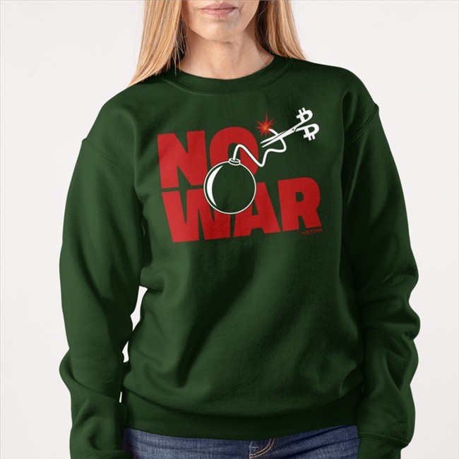 Bitcoin Magazine No War Shirt No War Shirt YungGucciT Bitcoin Magazine Store