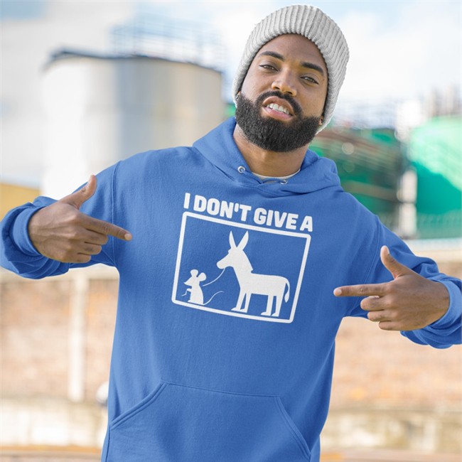Ladyvhs I Don't Give A Rats Donkey Tee Shirt