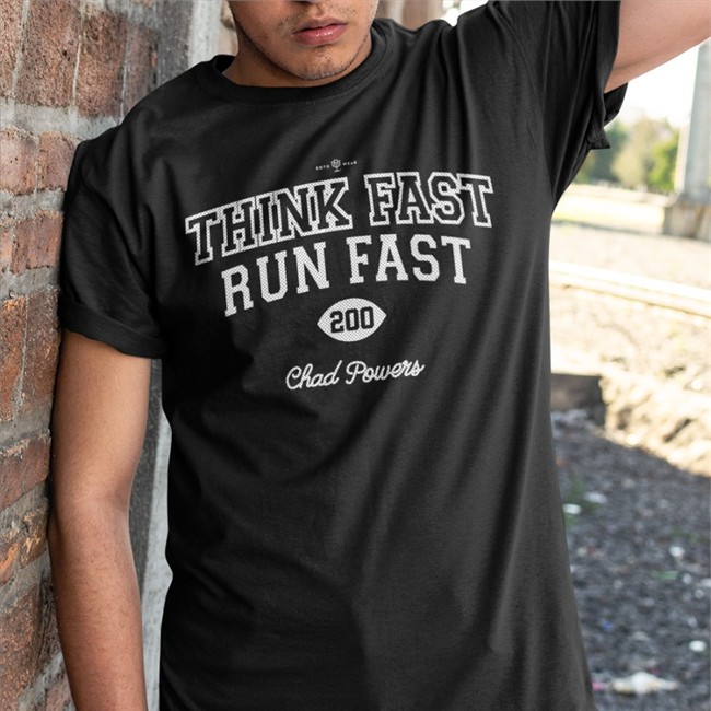 Think Fast Run Fast Hooded Sweatshirt