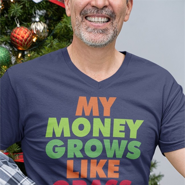 New My Money Grows Like Grass Shirt Riley Senpai