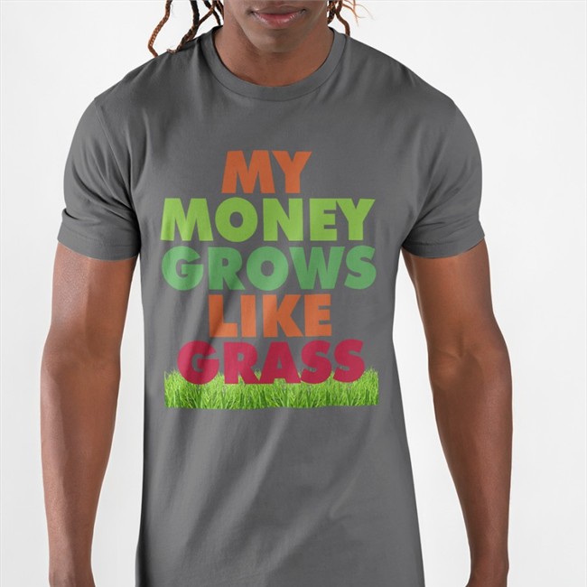 My Money Grows Like Grass Cap My Money Grows Like Grass Tee