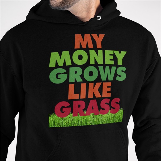 My Money Grows Like Grass Cap My Money Grows Like Grass Long Sleeve Tee Riley Senpai
