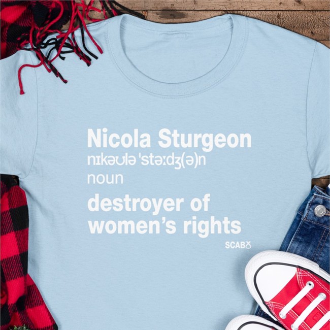 Jk Rowling Nicola Sturgeon Destroyer Of Women’s Rights Crewneck Black