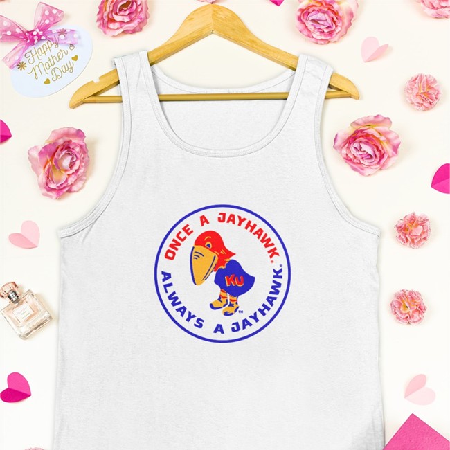 Charliehustle Merch Once A Jayhawk Always A Jayhawk Classic Offical Long Sleeve Tee Kansas Jayhawk Fans