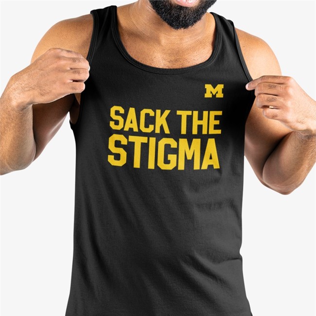 Michigan Football Sack The Stigma T Shirts