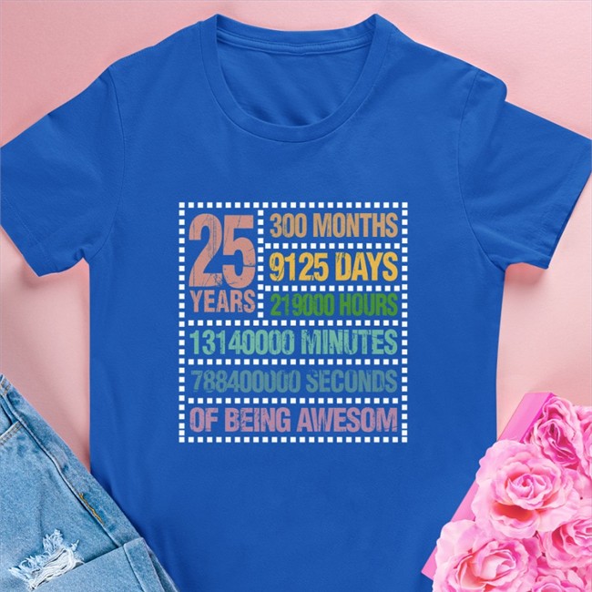 Pengu 25 Years300 Months 9125 Days 219000 Hours 13140000 Minutes 788400000 Seconds Of Being Awesom Hoodie