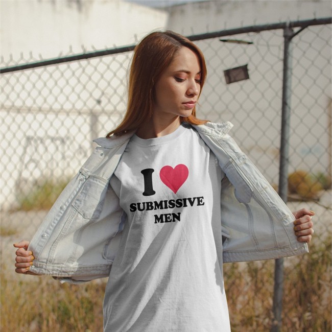 D4b I Love Submissive Men Tee I Love Submissive Men Tee Shirt