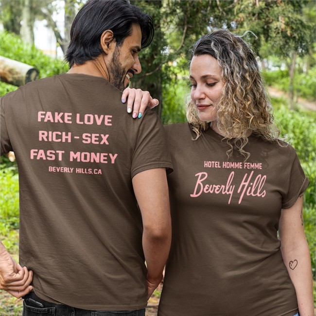Yung Rénzél Homme Femme Store Hotel Homme Femme Beverly Hills Shirt Black Hotel Homme Femme Beverly Hills Shirts
