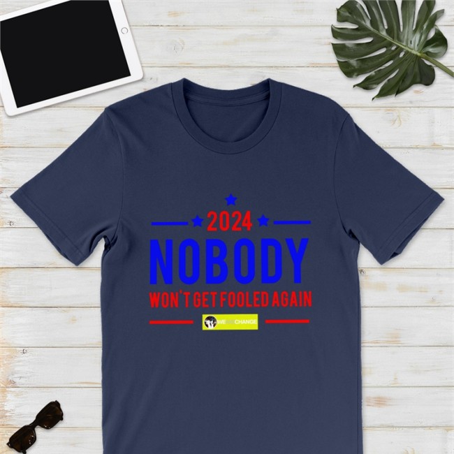 Nobody 2024 Won't Get Fooled Again T Shirt Wearechange Merch Nobody 2024 Won't Get Fooled Again Tee Luke Rudkowski