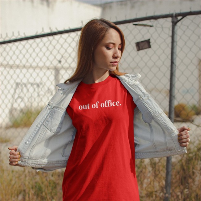 Washed Out Of Office Shirt
