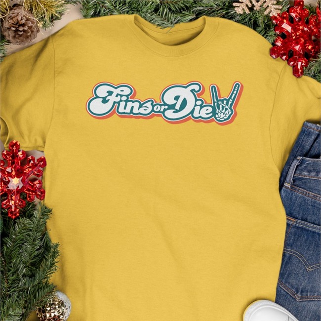Takesweremade Merch Fins Or Die Tee Shirt