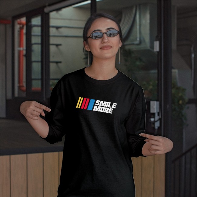 Smile More Racing Tank