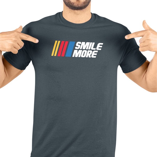 Smile More Racing Tee Smile More Racing Shirts