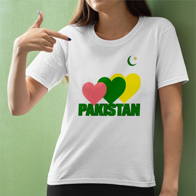 Pakistan Relief Kamil Abbas Delivers 3Hearts Shirts White Pakistan Relief Kamil Abbas Delivers 3Hearts Tee White