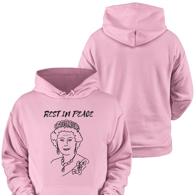 Queen Elizabeth II White Rest In Peace T Shirt