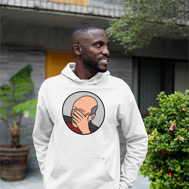 Raspberry Pi Epic Facepalm Picard Hoodie