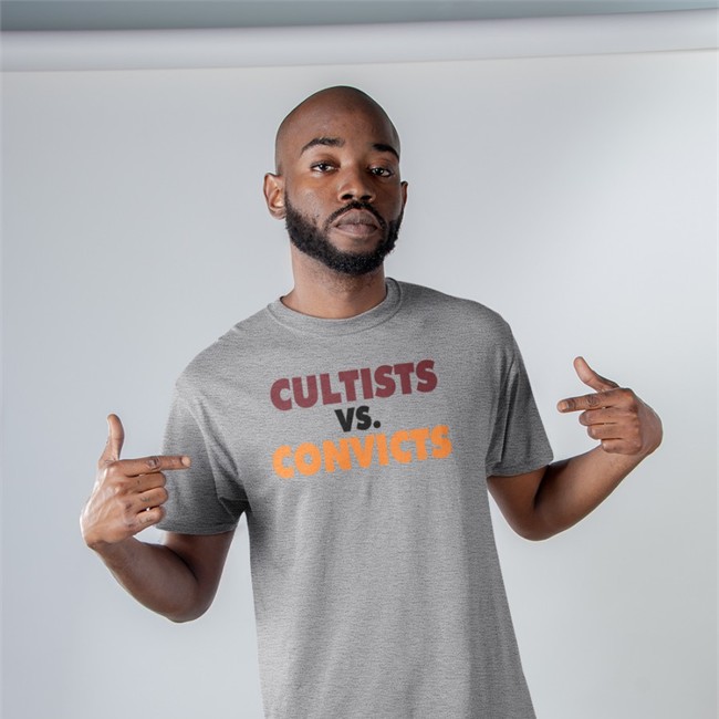 Barstool U Cultists Vs Convicts Tee Cultists Vs Convicts Tee