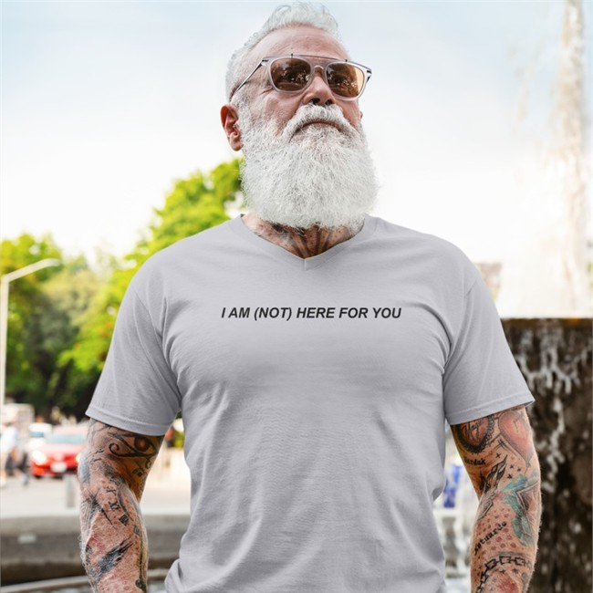 MoonIqgts I Am Not Here For You shirt White I Am Not Here For You shirt MoonIqgts White