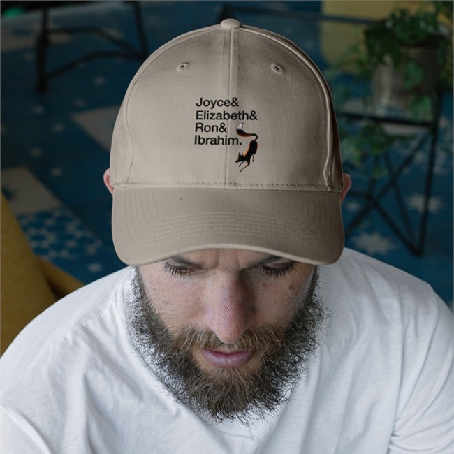 Richard Osman Joyce & Elizabeth & Ron & Ibrahim Hooded Sweatshirt White