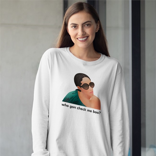 Shybysheree Shop Who Gon Check Me Boo Tee Shirt Sheree Whitfield