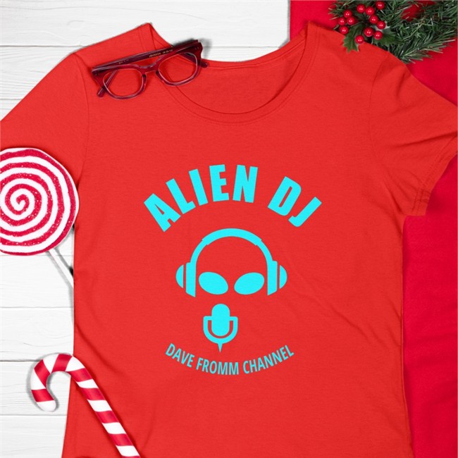 Alien Dj Dave Fromm Channel Shirt The Dave Fromm Show Interfm