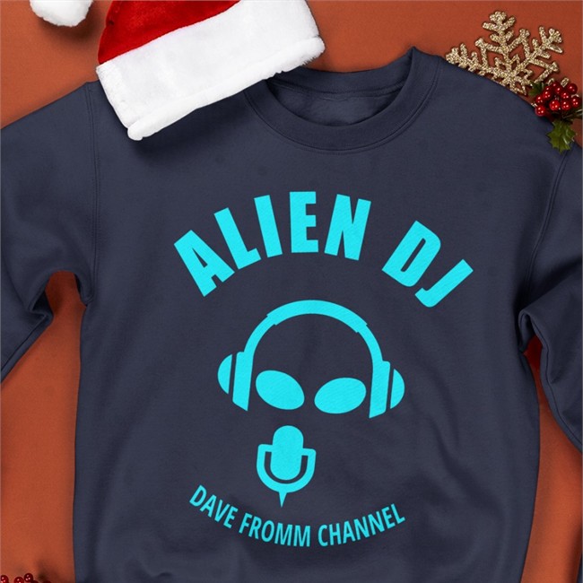 Alien Dj Dave Fromm Channel Long Sleeve Alien Dj Dave Fromm Channel T Shirt The Dave Fromm Show Interfm
