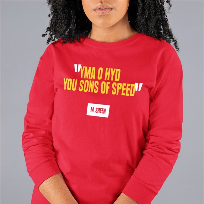 Yma O Hyd You Sons Of Speed M Sheen Tee Shirt Yma O Hyd You Sons Of Speed M Sheen Shirt