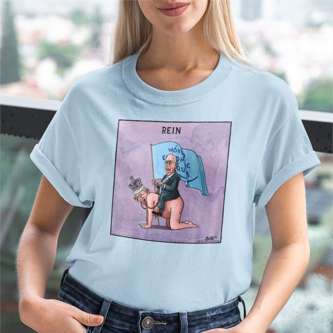Bobscartoons Bob Moran Merch Rein World Economic Forum T Shirt Rein World Economic Forum Shirts
